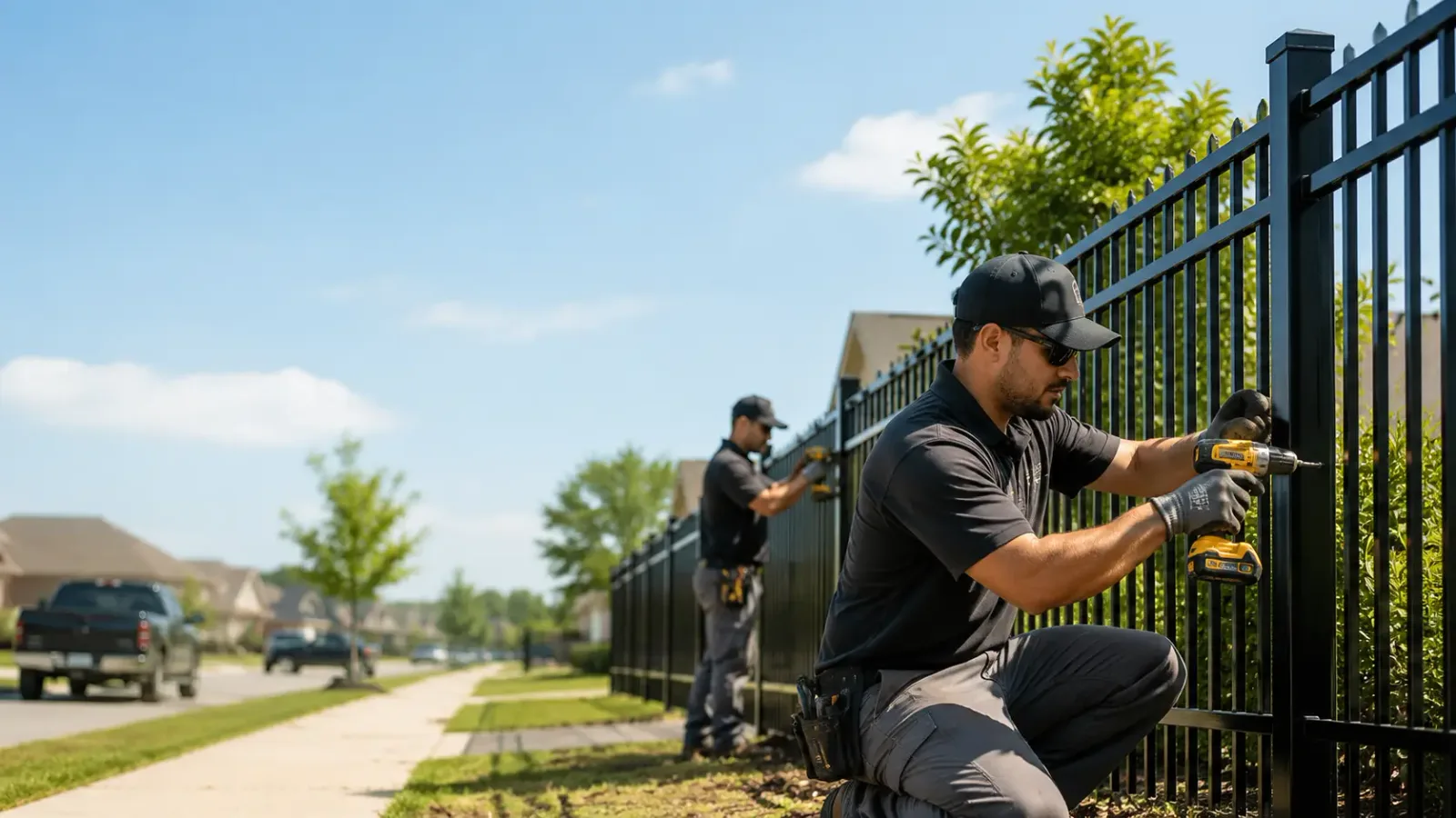Metal Fence Installation in Harrington, DE